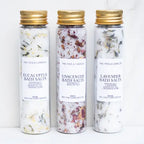 Beautifully Gifted Rest and Reset spa gift box for her with Dilo candle and lavender bath salts