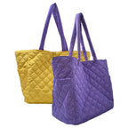 ECU graduation gift box optional purple and gold reversible tote bag add-on with scarf