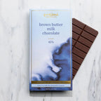 French Broad brown butter milk chocolate bar included in The Evergreen curated gift box